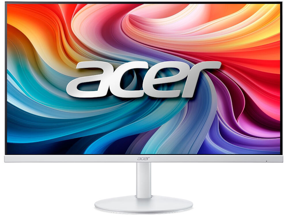 Monitor ACER SA273G0WI 27 cali 1920x1080px IPS 120Hz 1ms [VRB] prezentacja monitora od przodu na białym tle matowa powłoka ComfyView refukcja odbicia światła z otoczenia ograniczenie refleksów