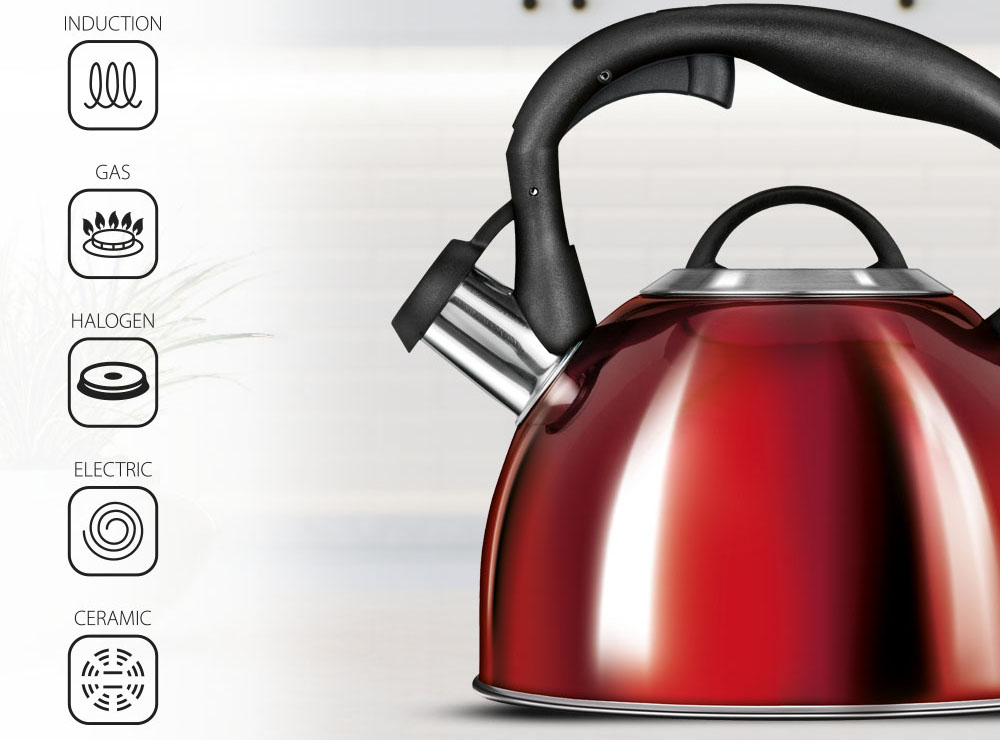 Czajnik SMILE MCN-13/C1 Wygoda użytkowania nienagrzewający się uchwyt Zdejmowana pokrywka ułatwienie napełnianie czyszczenie zintegrowany mechanizm