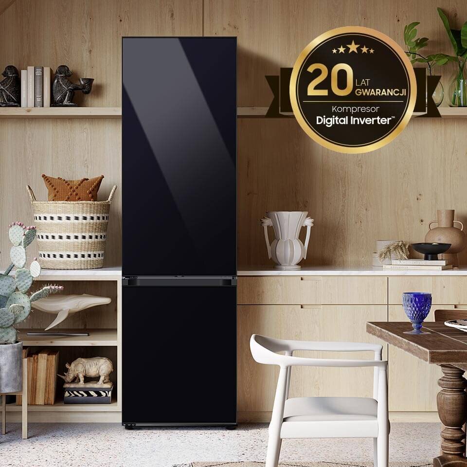 Długa żywotność i pewność działania - kompresor Digital Inverter w lodówce Samsung RB38C7B6A22