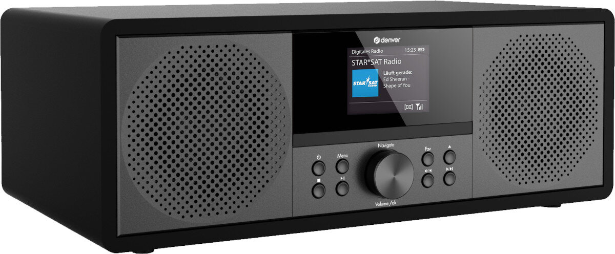 Wieża DENVER MIR-270B Czarny działanie odtwarzanie