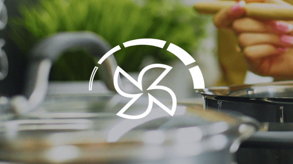 Okap CANDY CVMA90W - Regulacja poziomów prędkości