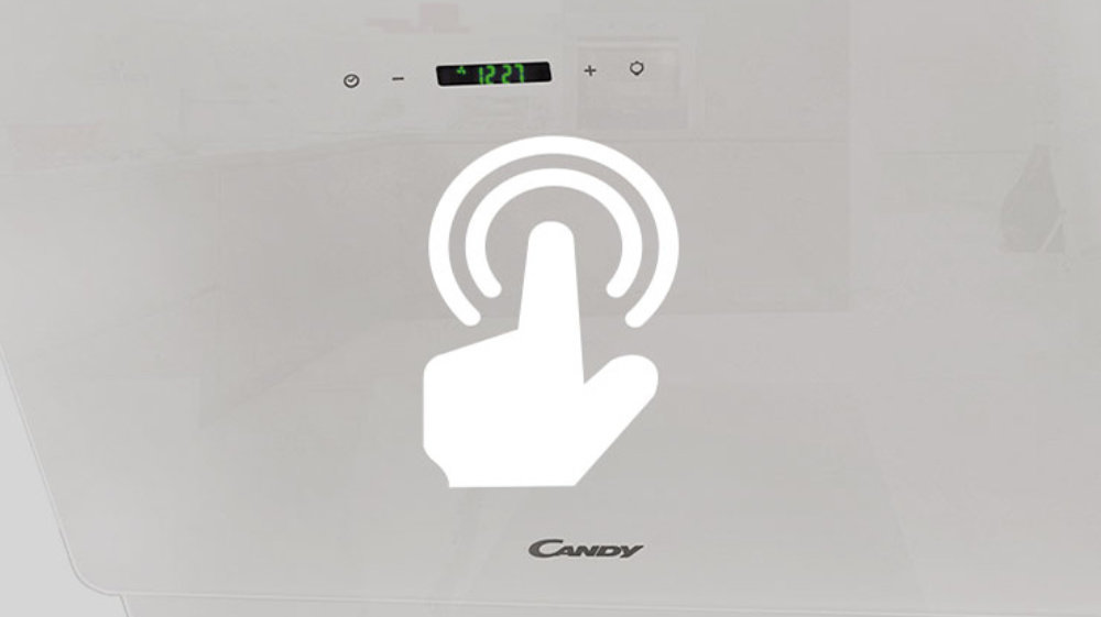 Okap CANDY CVMA90W - Sterowanie Dotykowe