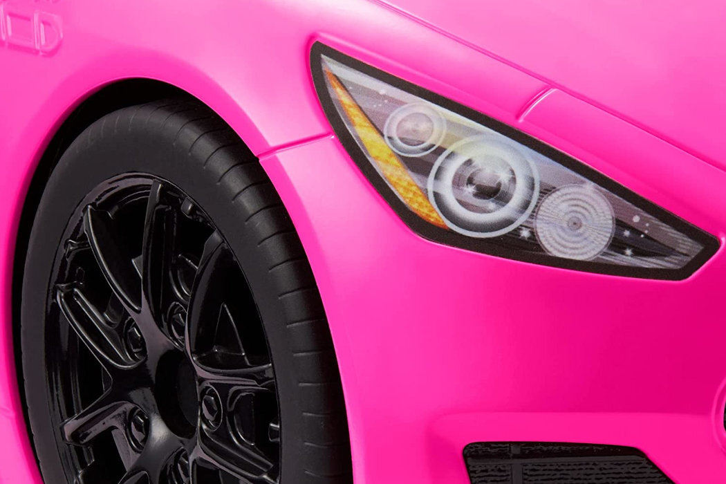 MATTEL-BARBIE-CABRIOLET tylny spojler koła obracanie srebrne alufelgi wycieczka