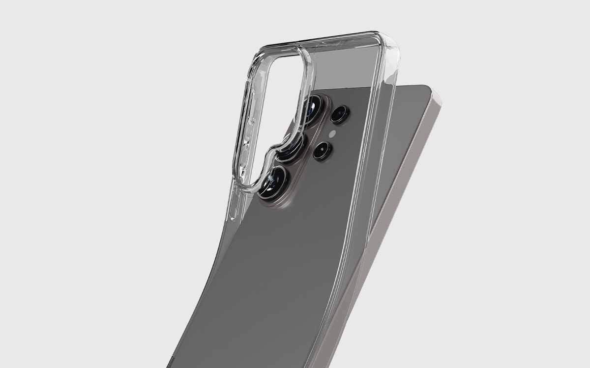 Przezroczyste etui 03 Nude Cover chroni Samsung przed kurzem i zarysowaniami, jednocześnie eksponując jego design.