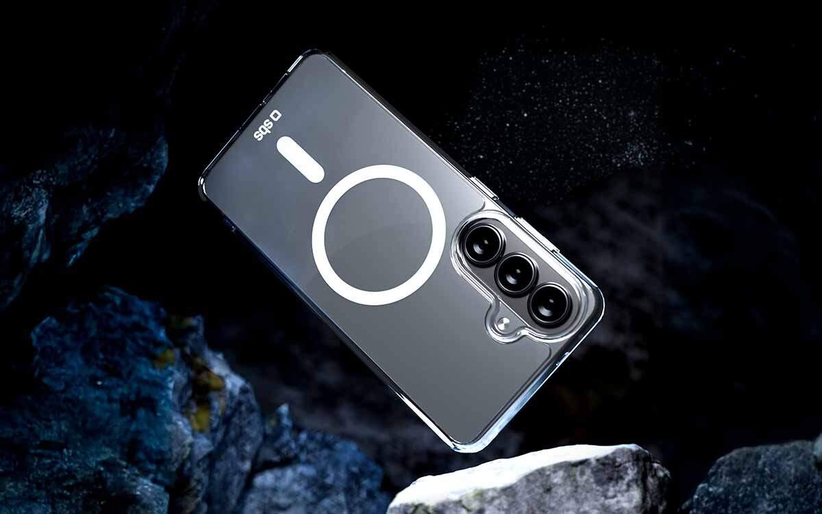 Przezroczyste etui Samsung Galaxy S26+ kompatybilne z ładowaniem magnetycznym, z technologią D3O.