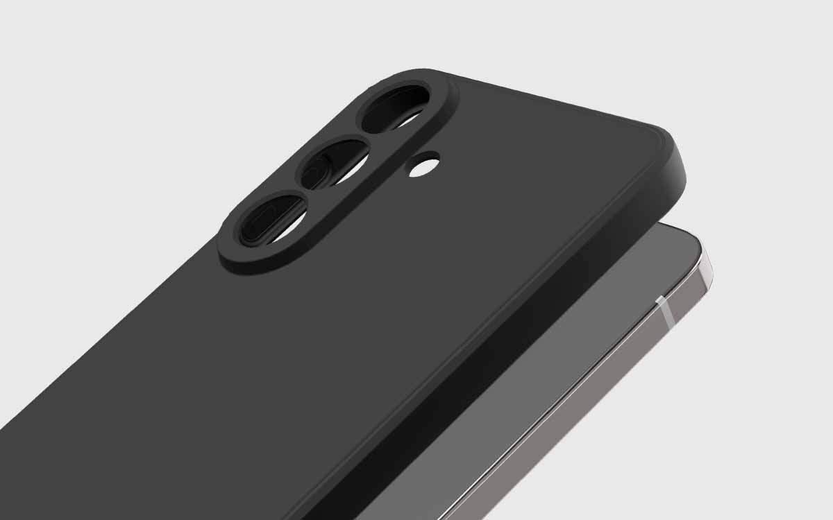 Etui Instinct z precyzyjnymi wycięciami na aparat, chroniące obiektyw.