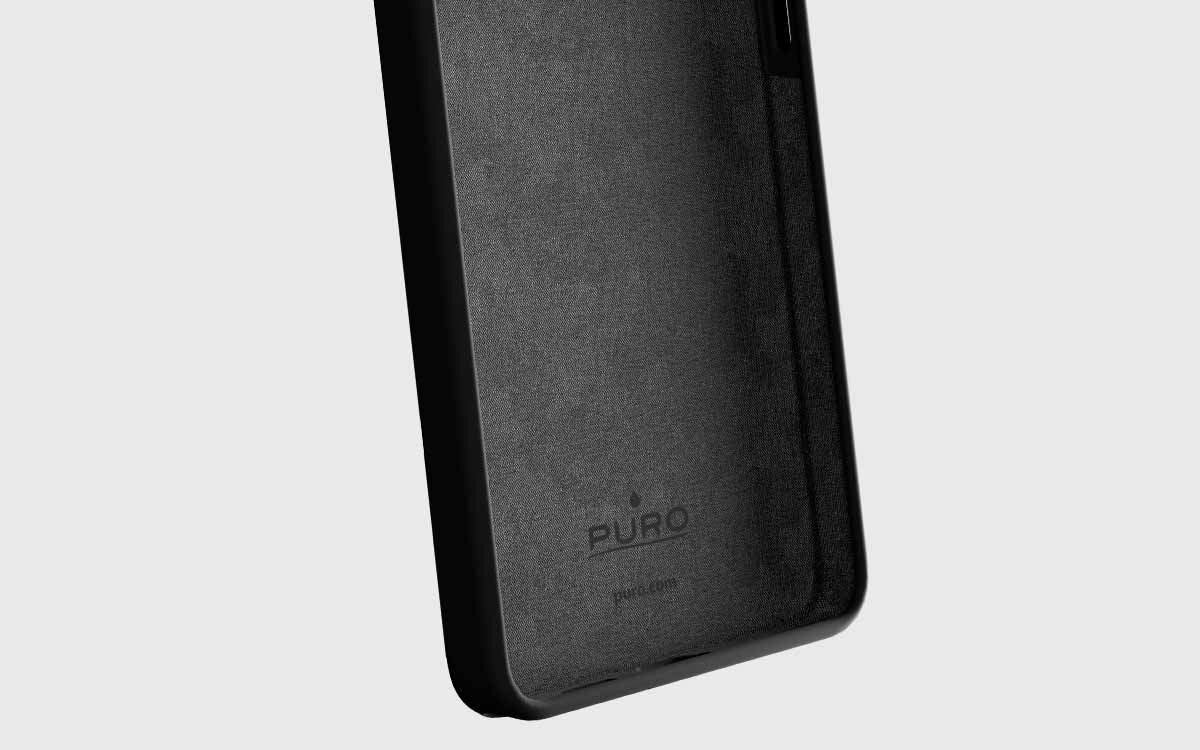  Silikonowe etui z podszewką z mikrofibry zapobiega zarysowaniom Galaxy S26 Ultra.