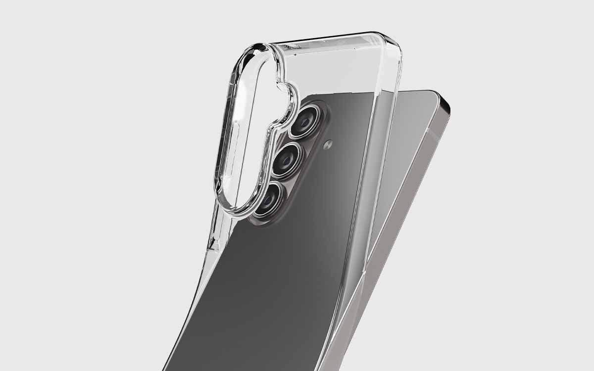 Przezroczyste etui 03 Nude Cover chroni Samsung przed kurzem i zarysowaniami, jednocześnie eksponując jego design.