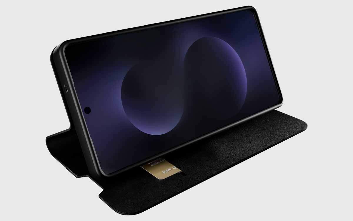 Etui Smooth Wallet z funkcją podstawki do wygodnego oglądania.