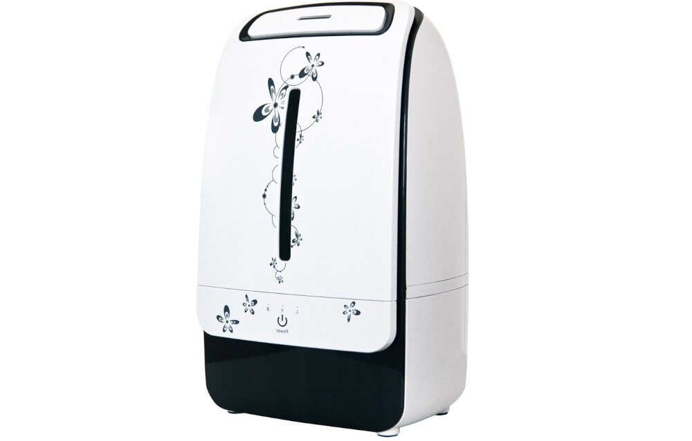 Nawilzacz ultradzwiękowy METROX ME-A206B wyposazenie filtr ceramiczny jonizator dwa poziomy intensywnosci nawilzania lampka LED estetyczna obudowa wyglad design 