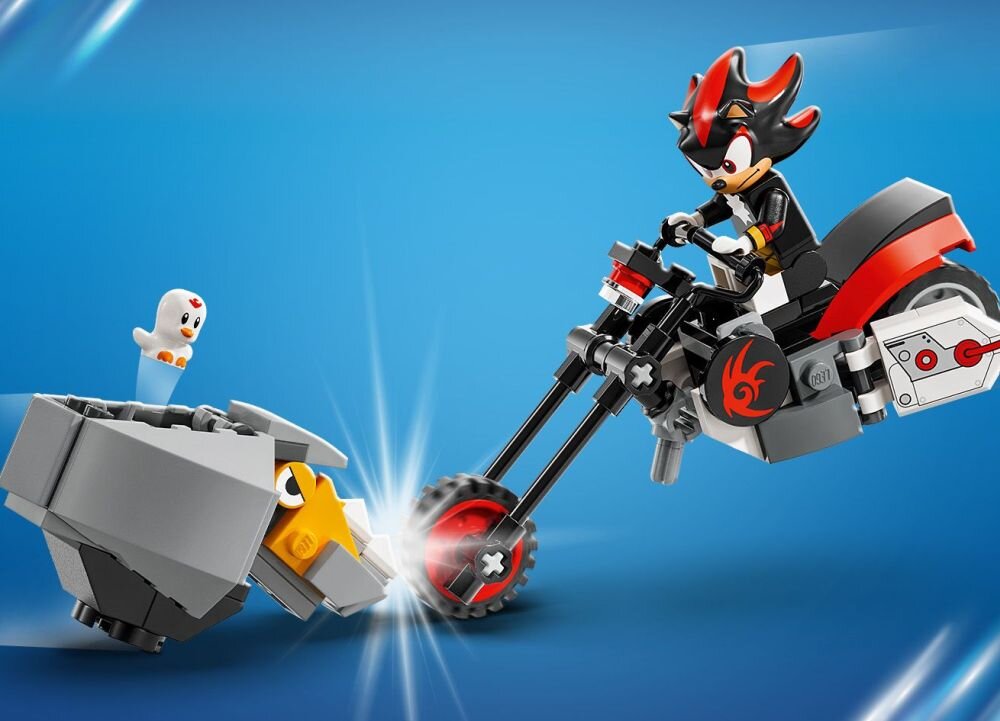 LEGO 76995 Sonic the Hedgehog Shadow the Hedgehog — ucieczka klocki elementy zabawa łączenie figurki akcesoria figurka zestaw