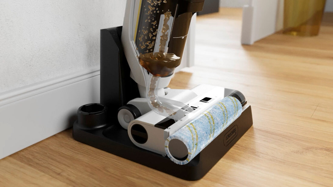 Mop elektryczny KARCHER FCV 3 Natural EU 1.056-122.0 Samoczyszczenie System!Clean funkcja samoczyszczenia  szybkie, higieniczne i bezkontaktowe