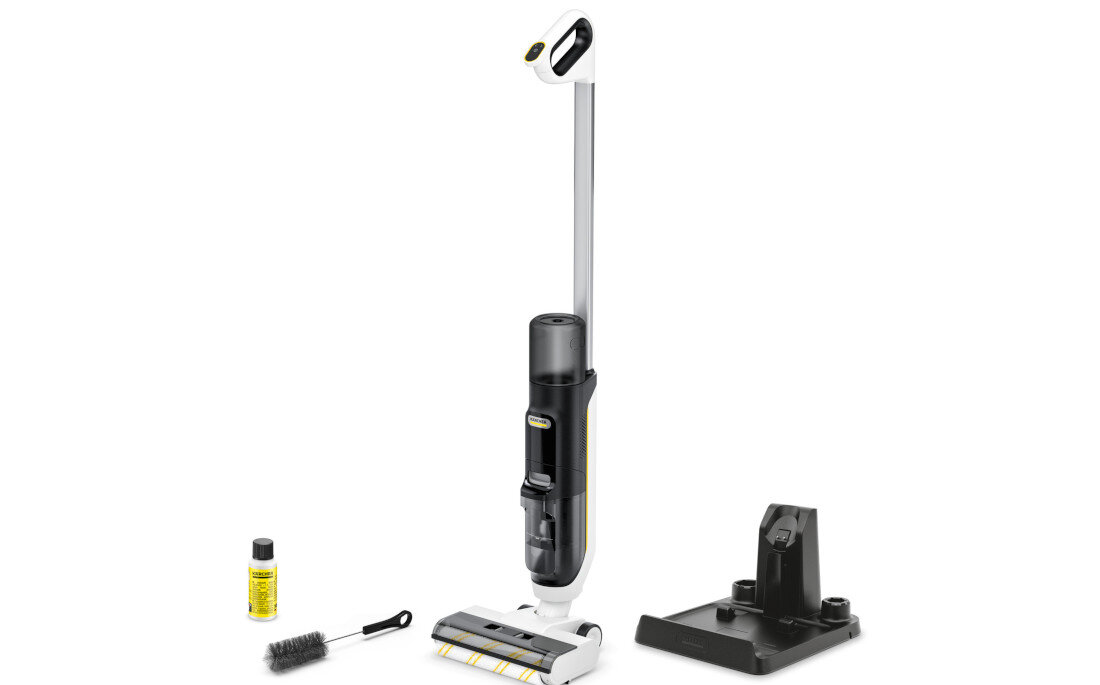 Mop elektryczny KARCHER FCV 3 Natural EU 1.056-122.0 zestaw akcesoria komplet wyposazenie