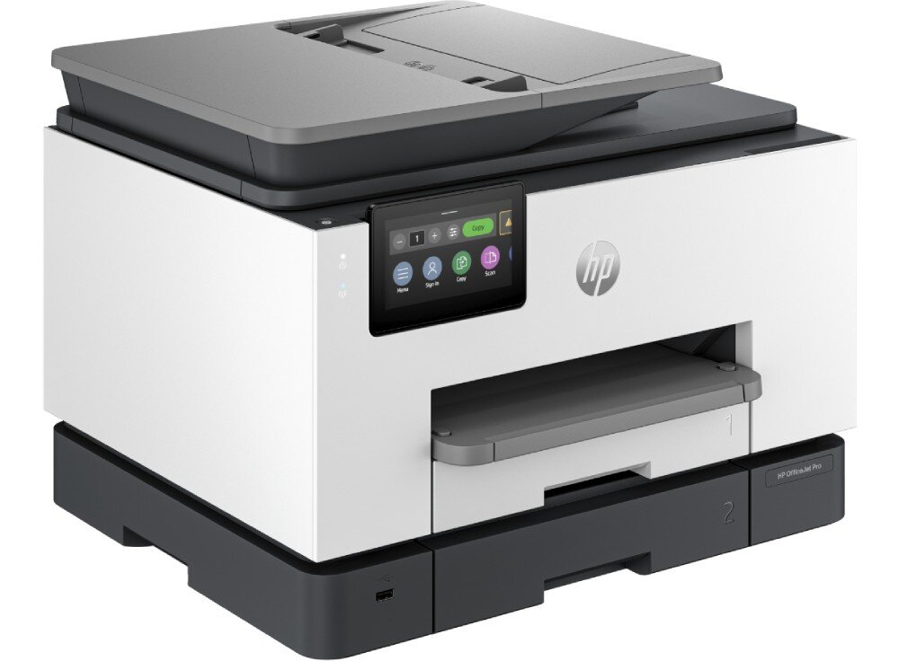 Urządzenie wielofunkcyjne HP OfficeJet Pro 9130b Druk w kolorze, Automatyczny druk dwustronny, Wi-Fi formaty podajnik taca odbiorcza