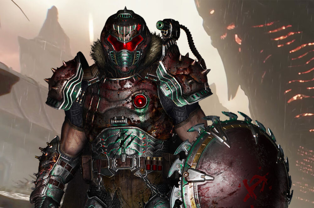 Kontroler MICROSOFT bezprzewodowy Xbox Ms Doom: The Dark Ages Edycja Limitowana prezentacja postaci Slayer Executioner zawartość do pobrania