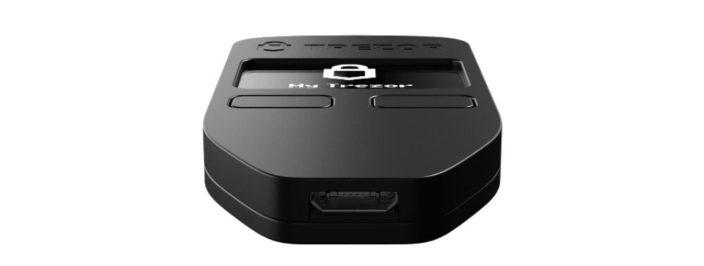 Portfel kryptowalut TREZOR Model One design 