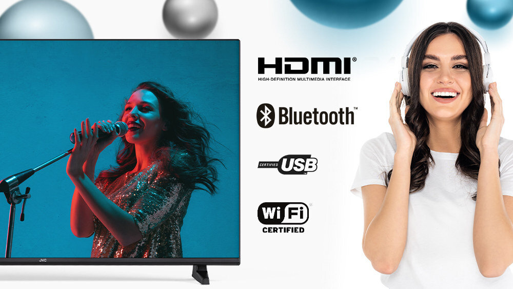 Telewizor JVC LT-32VQF54PA - Niezbędne złącza