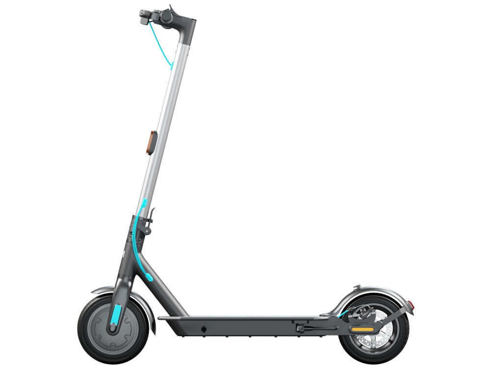 Hulajnoga elektryczna MOTUS Scooty 10 Lite Turkusowy synal dzwiekowy tempomat zwiekszenie bezpieczenstwa na drodze oszczednosc energii