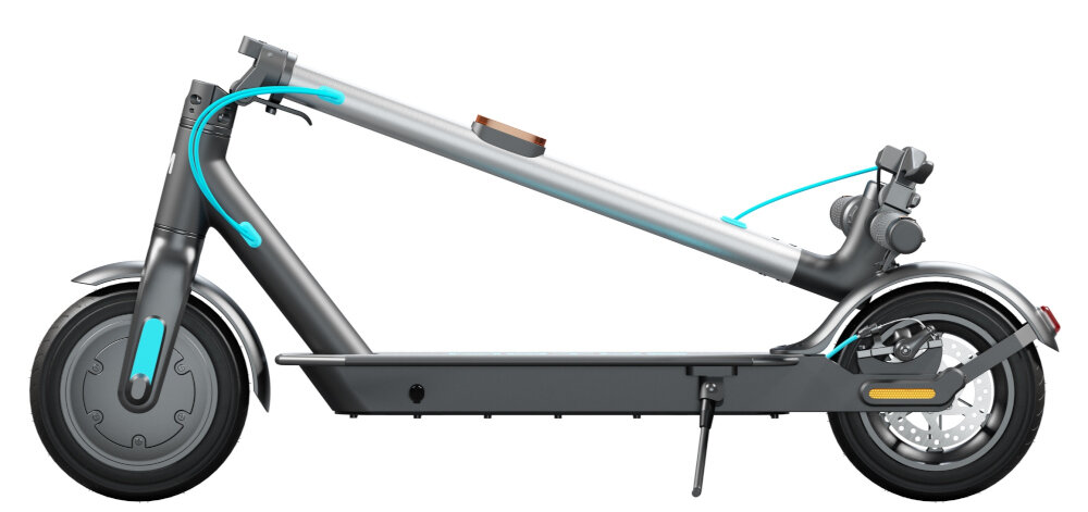 Hulajnoga elektryczna MOTUS Scooty 10 Lite Turkusowy skladana konstrukcja