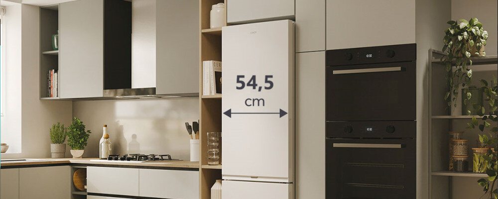 LODÓWKA CANDY CNCQ2T518EW FRESCO pojemność kompaktowe wymiary