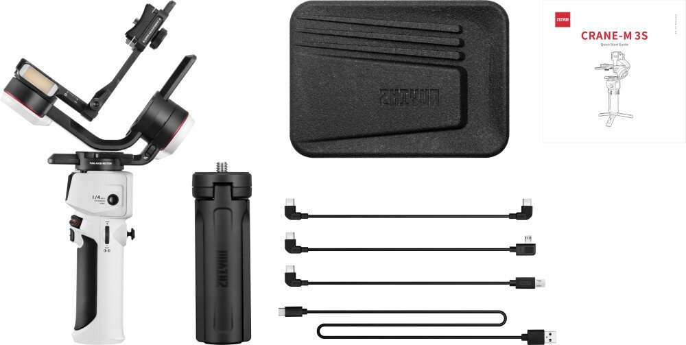 Gimbal ZHIYUN Crane M3S gimbal z akcesoriami zestaw opakowanie