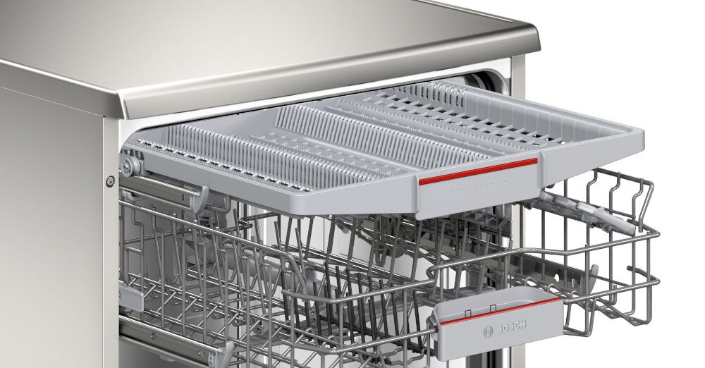 ZMYWARKA BOSCH SMS4HVI00E szuflada sztućce przegródka