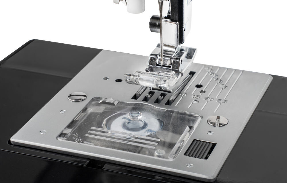 Maszyna do szycia ŁUCZNIK Malwina 2070 Czarny chwytacz rotacyjny płynna praca spokój podczas pracy szycie o każdej porze dnia i nocy trwałość maszyny długotrwała stabilna praca 