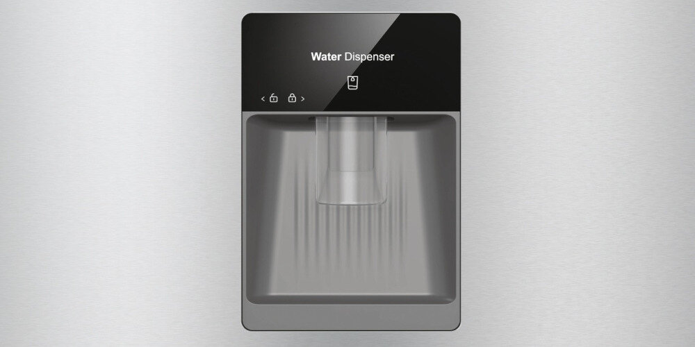 LODÓWKA CANDY CCG1S 518EWX Zewnętrzny dystrybutor wody zimne napoje chłodna woda