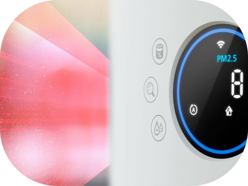 Posiada czujnik AreaSence