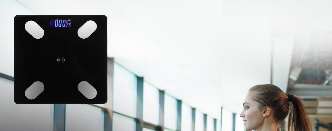 Waga łazienkowa EXTRALINK Plus+  Zasilanie bez kabli i komplikacji trzy baterie AAA swoboda mobilność wygoda komfort