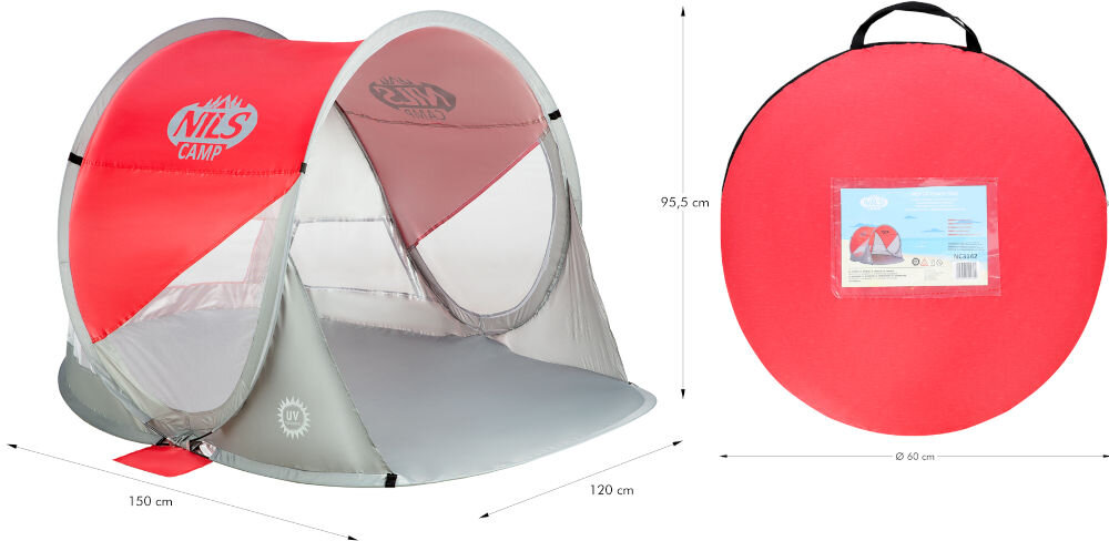 Namiot NILS CAMP NC3142 wymiary zestaw