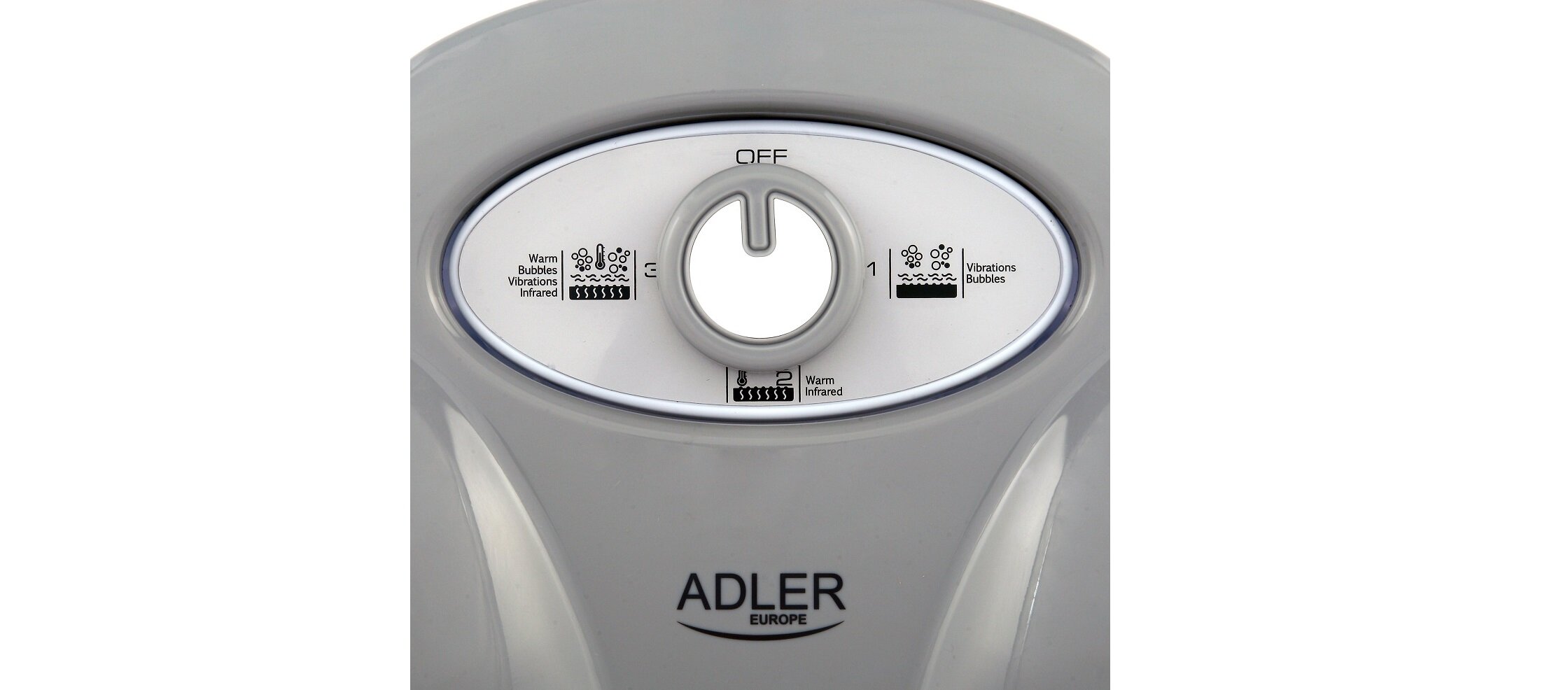 ADLER AD 2167 masazer komfort rodzaje masazu ciepla woda