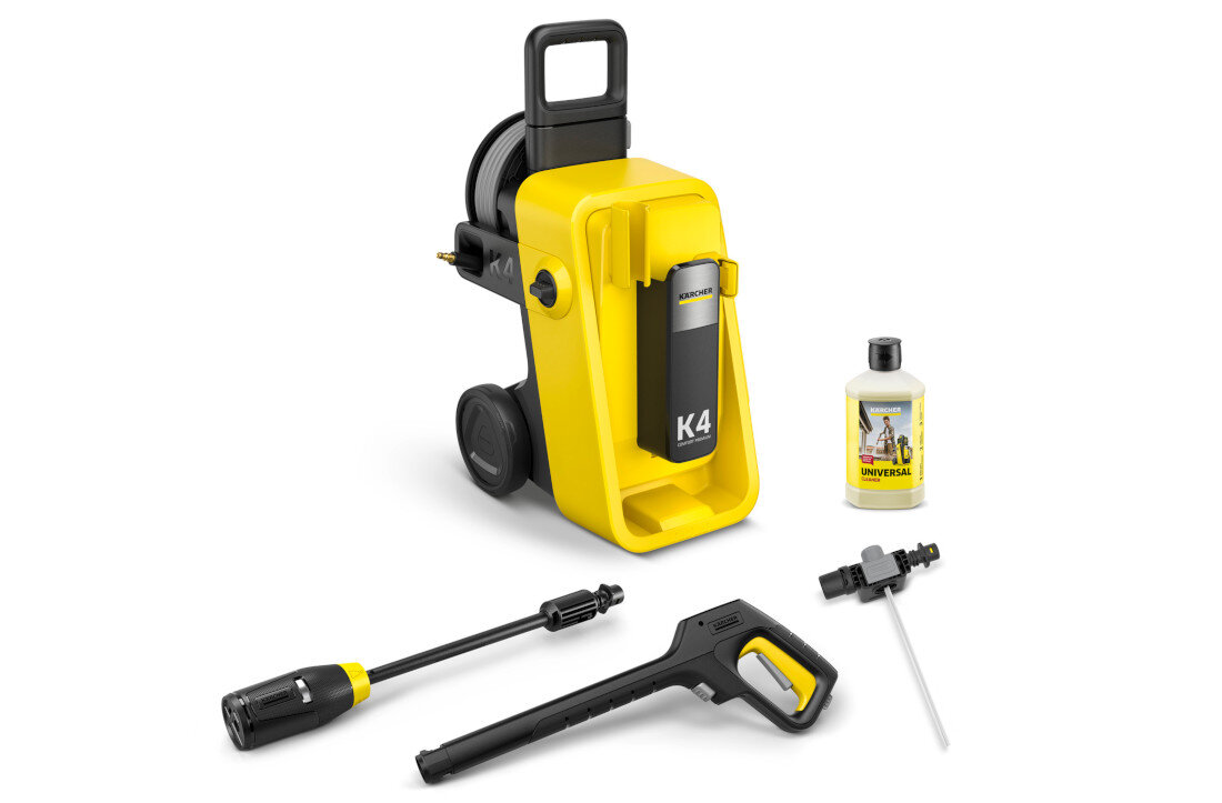 Myjka ciśnieniowa KARCHER K4 Comfort Premium 1.324-750.0 zestaw akcesoria komplet wyposażenie Zawartość zestawu
