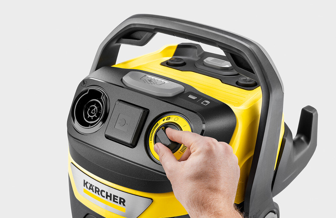 Odkurzacz KARCHER WD 7 Control P S 30/6/35/T 1.628-386.0 Dopasowanie siły ssania Regulacja mocy kontrola próżnia przepływ powietrza