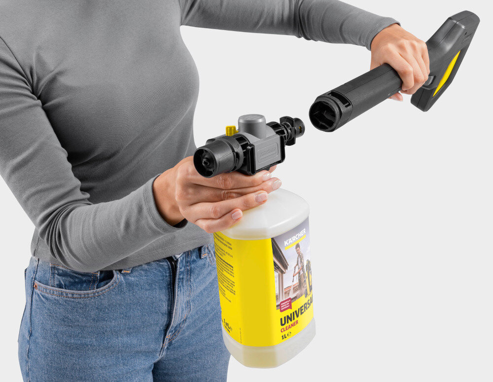 Myjka ciśnieniowa KARCHER K5 Comfort Premium 1.324-800.0 Efektywne dozowanie środka System detergentu 2 w 1 korzystne dla budżetu i środowiska