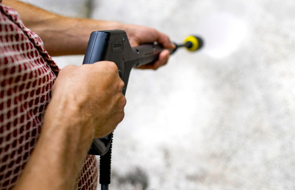 Myjka ciśnieniowa KARCHER K5 Comfort Premium Car & Home 1.324-808.0 Komfort i ergonomia pracy Ergonomiczny pistolet Wąż PremiumFlex zintegrowany bęben  przewód zasilający o długości 5 m 