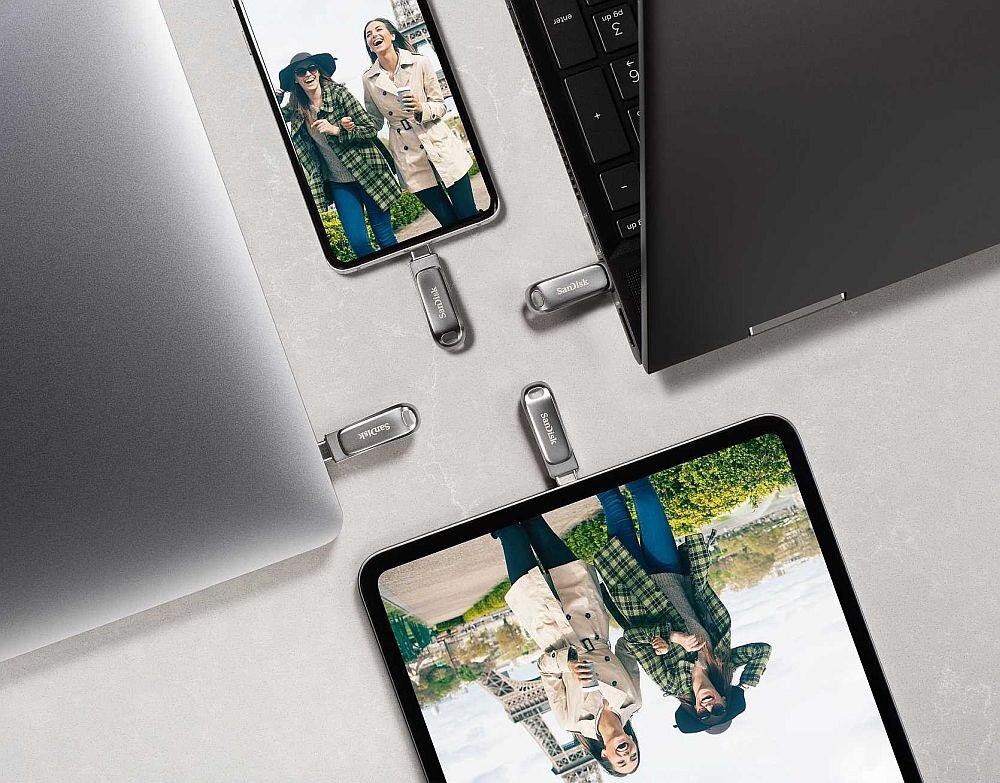 Pamięć SANDISK Ultra Dual Drive Luxe - szybkość 