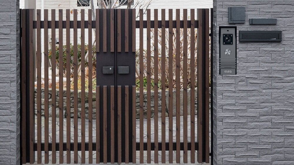 Zestaw wideodomofonowy EURA VDP-45A3 Czarny kaseta wspolczynnik ochrony IP44 specjalny daszek z wysokiej jakosc tworzywa sztucznego