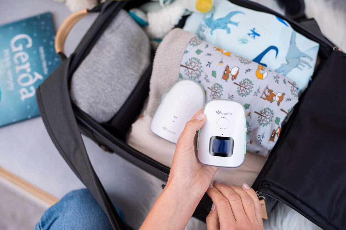 Niania elektroniczna TRUELIFE NannyTone VM3 wytrzymala zasieg tryb VOX 