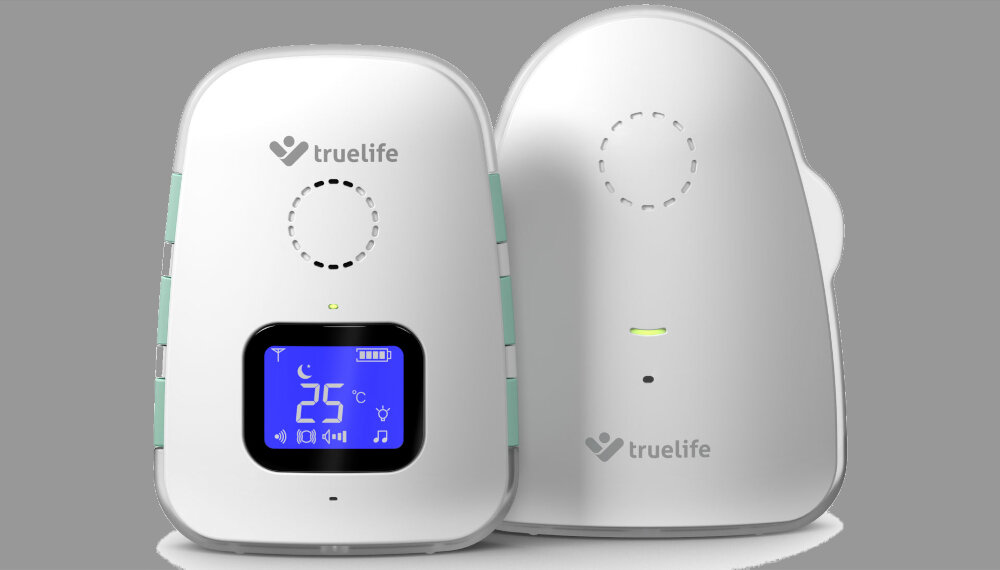Niania elektroniczna TRUELIFE NannyTone VM3 bateria litowa ladowanie kabel USB-C
