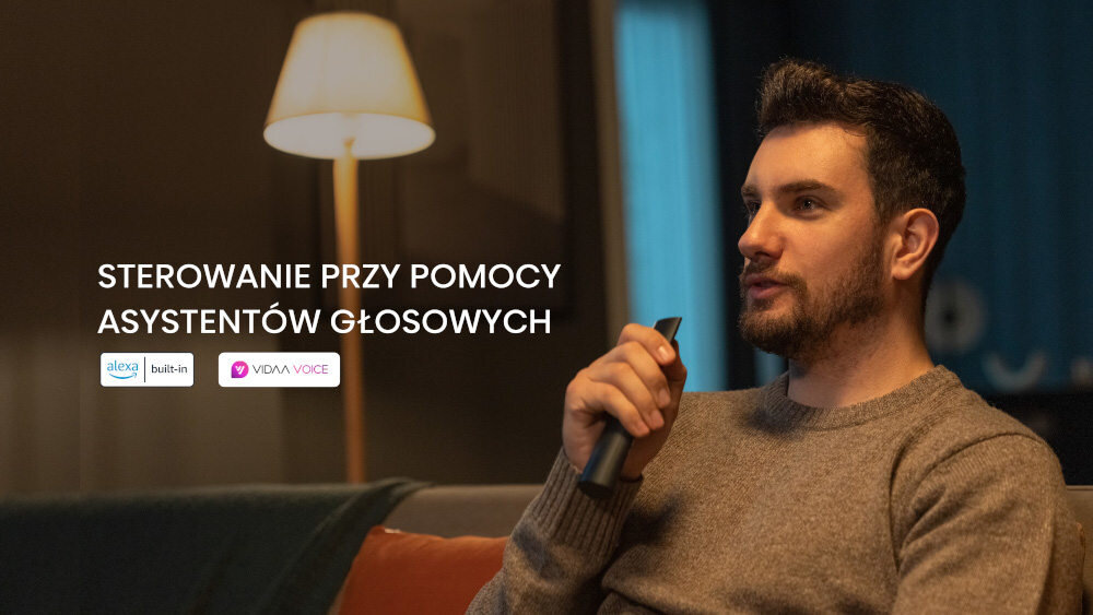 Laser TV HISENSE L5H  - sterowanie głosowe