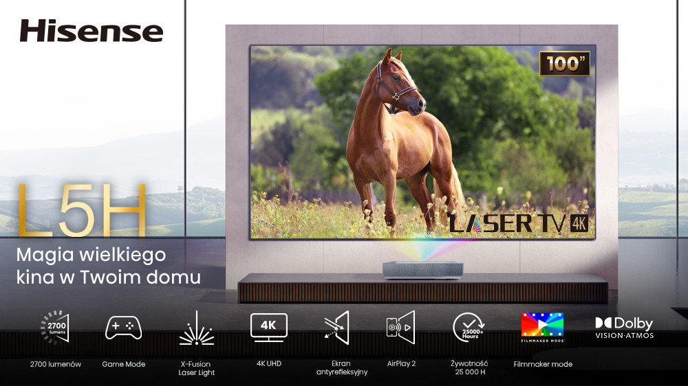 Laser TV HISENSE L5H  - banner