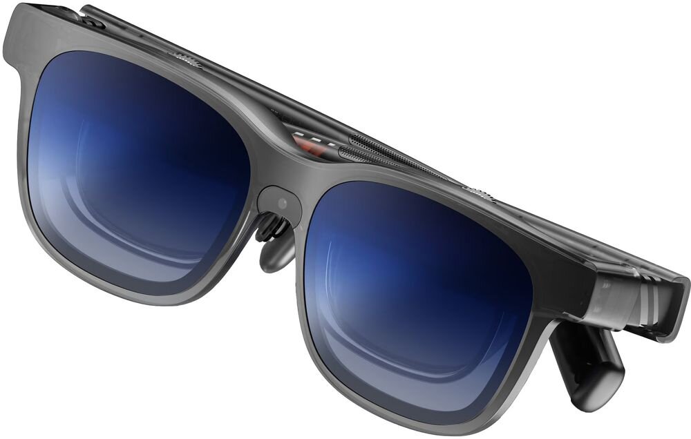 Okulary VITURE XR Luma Pro Large prezentacja okularów na białym tle wersja Large różnice parametry dopasowanie do szerszych twarzy