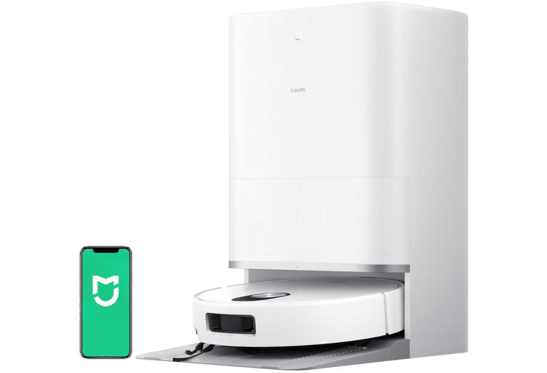 Robot sprzątający XIAOMI Vacuum 5 EU Biały sterowanie z aplikacji Zdalne zarządzanie przez Mi Home/Xiaomi Home Google Home i Alexa harmonogram strefa sprzątania kontrola wygoda komfort