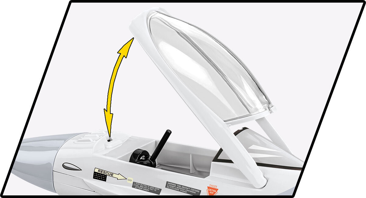 Klocki plastikowe COBI Armed Forces F-16AM Fighting Falcon COBI-5896 - Wielozadaniowy F-16