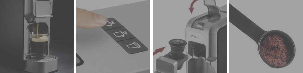 Ekspres CATLER ES 700 Porto BG (3 systemy kapsułek) trzy wielkości filiżanek