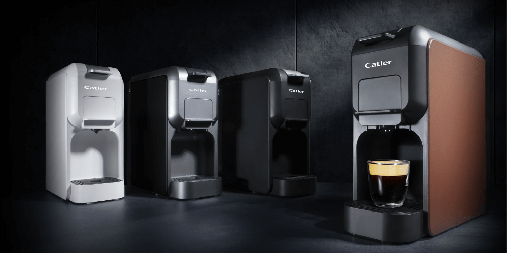 Ekspres CATLER ES 700 Porto BG (3 systemy kapsułek) minimalistyczny design