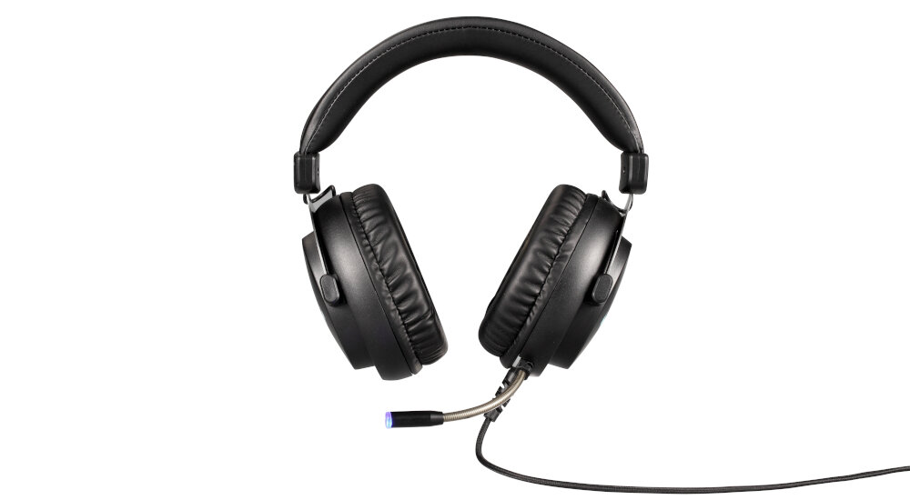 Słuchawki LEET Assassin's Creed RGB miękkie nauszniki konstrukcja