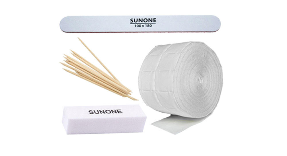 SUNONE-S01 dodatkowe wyposażenie akcesoria pilnik blok polerski celty celulozowe patyczki