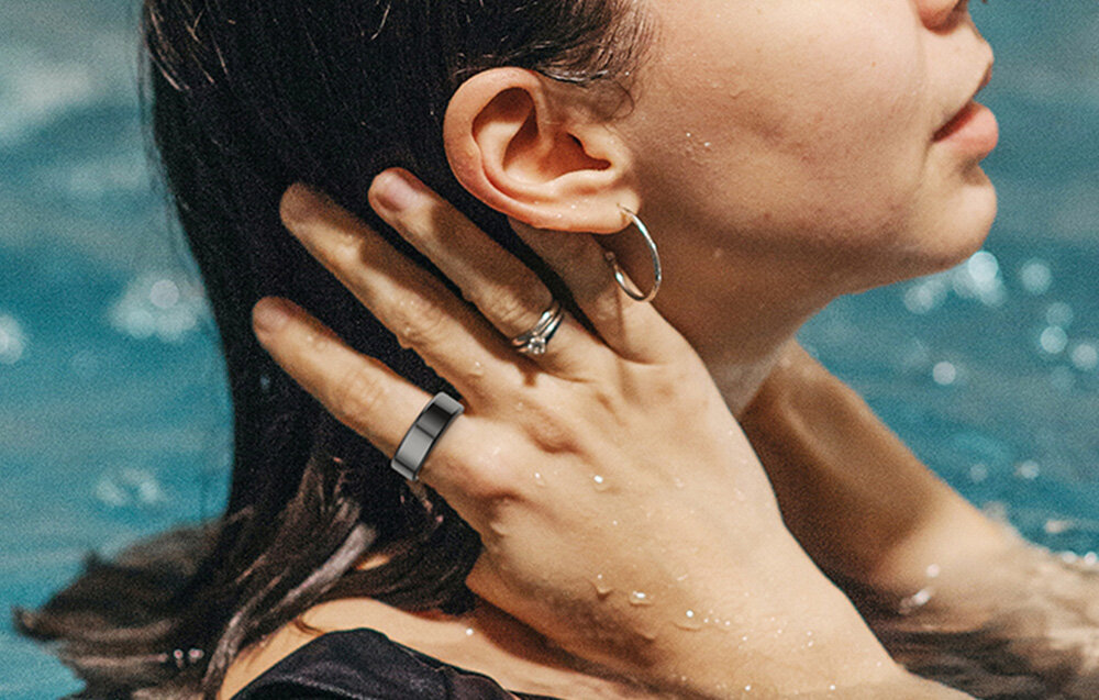 Smartring COLMI R02 plywanie kapiel kontakt woda certyfikat